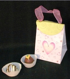 Heart Purse with Truffles
